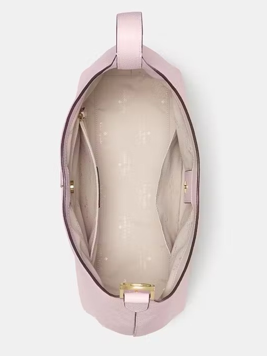 ♠️Kate Spade 454 Pebbled Leather Large Shoulder Bag, Pink NEW NWT